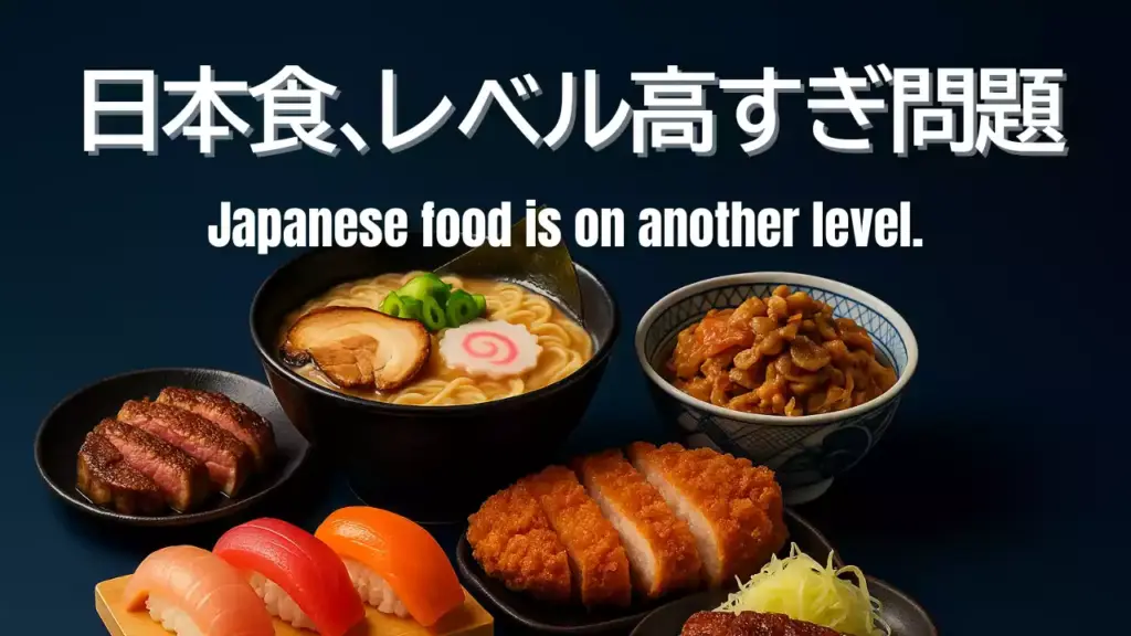 【自作英語教材】日本食を語る英会話リスニング｜YouTube英語トレーニング